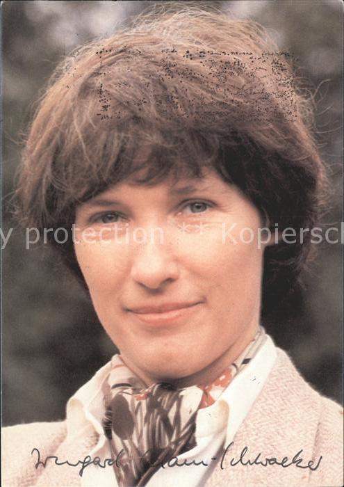 Politiker Dr. Irmgard Adam-Schwaetzer FDP Autogramm