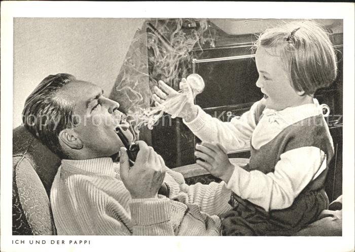 Pfeife Vater mit Kind