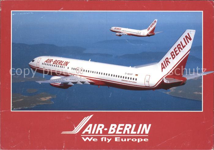 Flugzeuge Zivil Air-Berlin Boeing 737-800