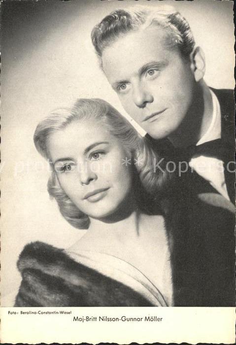 Schauspieler Maj-Britt Nilsson-Gunnar Moeller