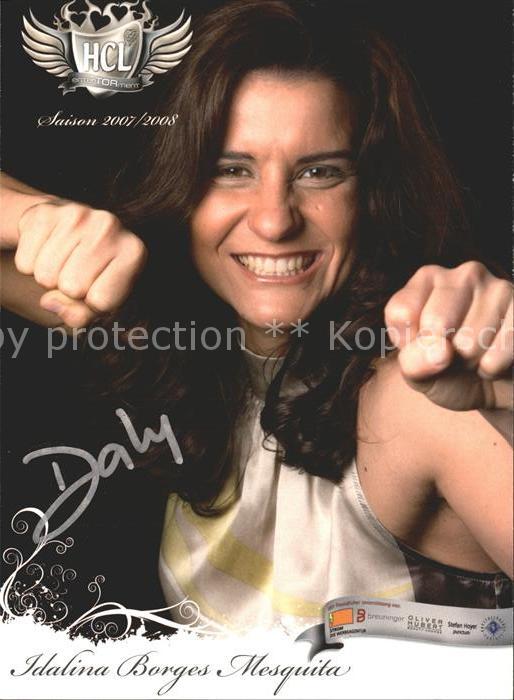 Handball Idalina Borges Mesquita Autogramm