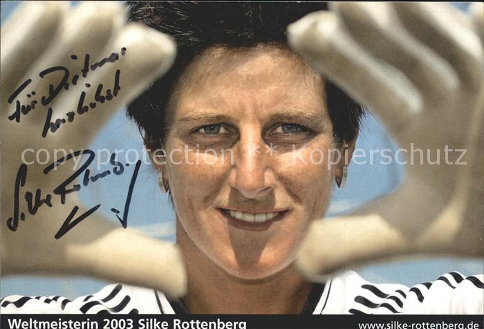 Fussball Silke Rottenberg Torwart Autogramm