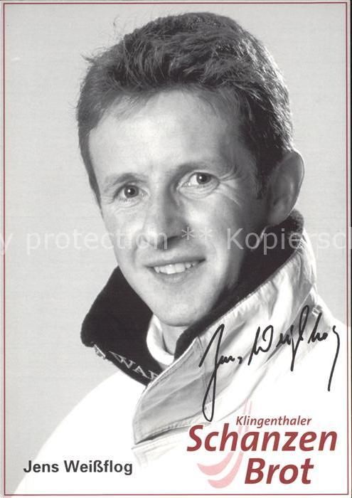 Skispringen Jens Weissflog Autogramm
