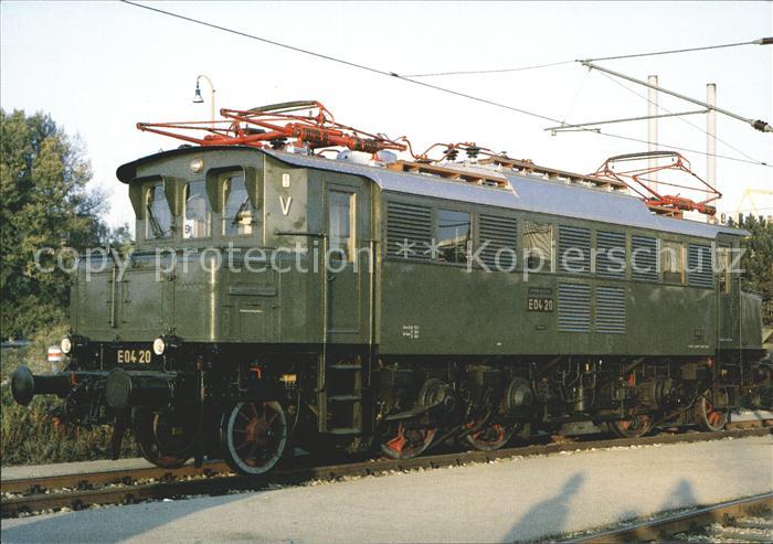 Lokomotive E 04 20 100 Jahre E-Lok Ausbesserungswerk Muenchen Freimann