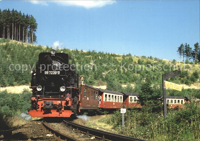 Lokomotive 99 7239-9 Harzer Schmalspurbahn Naturpark Hochharz