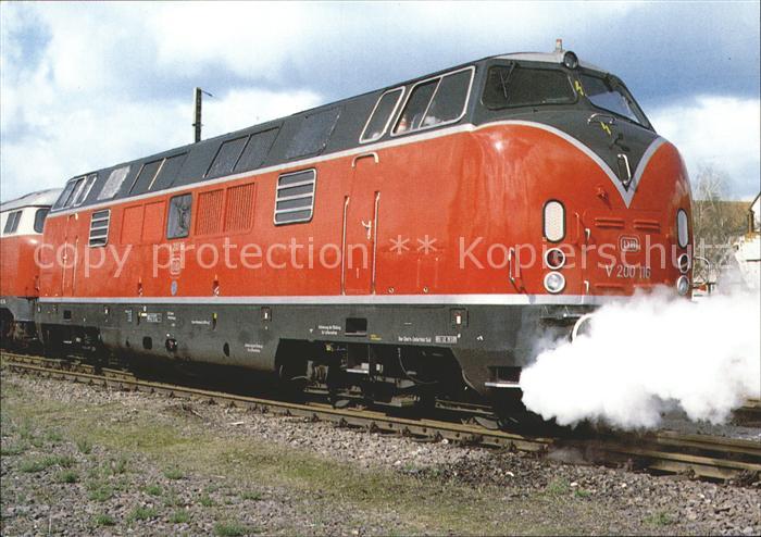 Lokomotive Diesellok V 200 Betriebshof Oberhausen