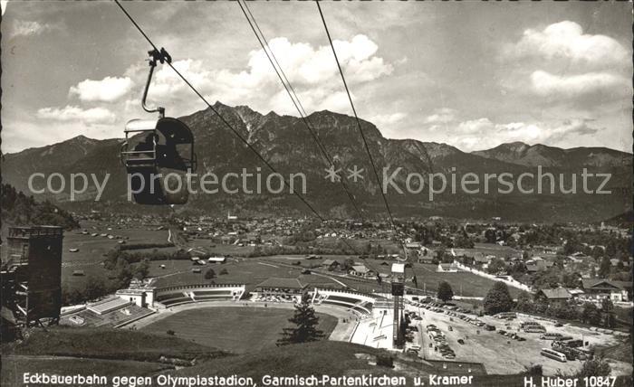 Seilbahn Eckbauer Olympastadion Garmisch-Partenkirchen