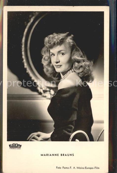 Schauspieler Marianne Brauns