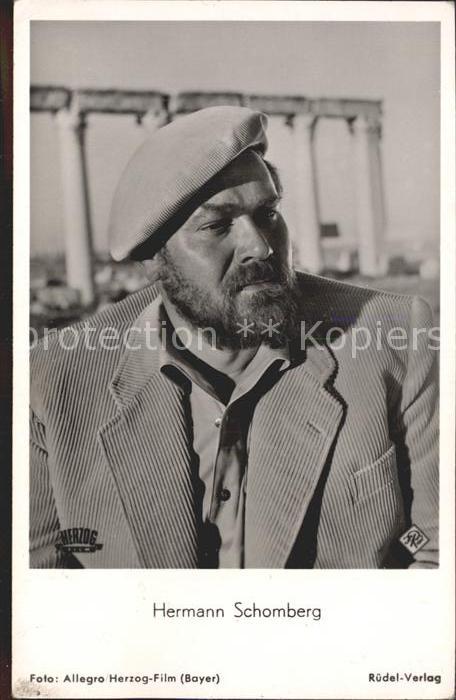 Schauspieler Hermann Schomberg
