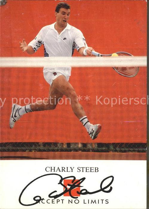 Tennis Charly Steeb Autogramm