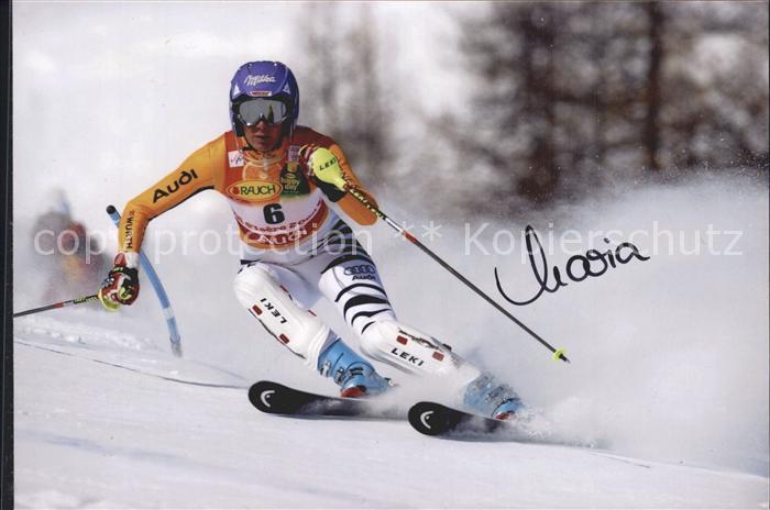 Skisport Maria Riesch Autogramm