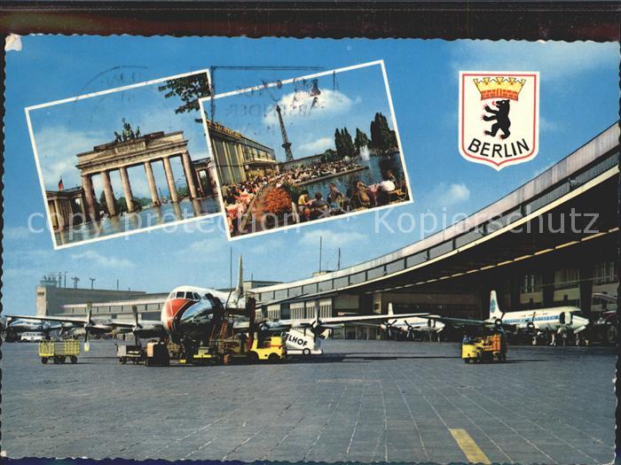 Flughafen Airport Aeroporto Tempelhof Berlin Brandenburgertor