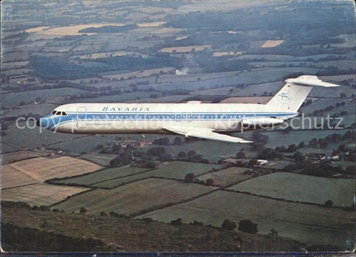 Flugzeuge Zivil Bavaria Bac Super One-Eleven Holiday Je