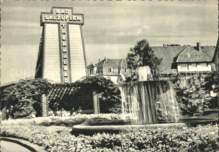 Bad Salzuflen Saline mit Eingang zum Rosengarten