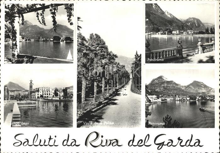 Riva del Garda See Allee Panorama