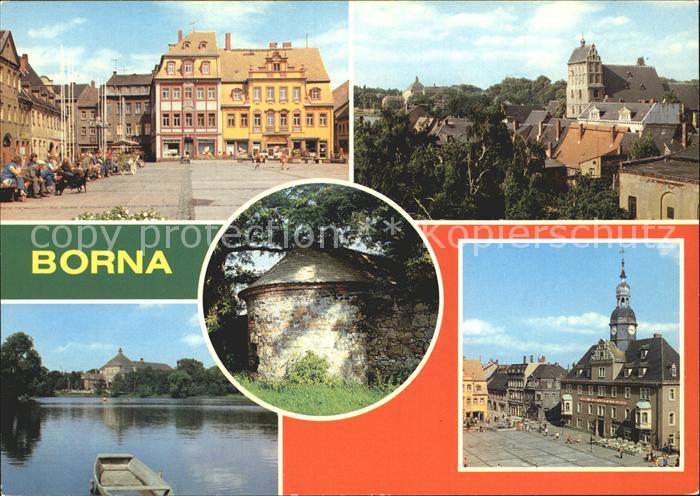 Borna Karl- Marx- Platz Alte Stadtmauer Rathaus