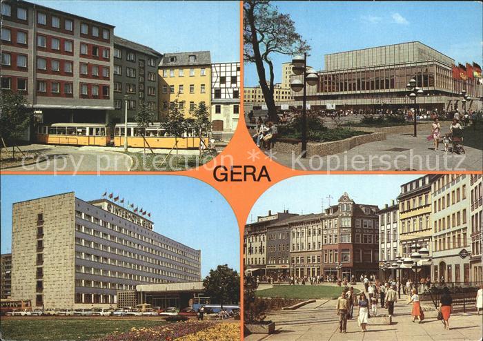 Gera Haus der Kultur Interhotel Gera Johannisstrasse