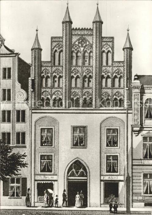 Stralsund Mecklenburg Vorpommern Altes Buergermeisterhaus