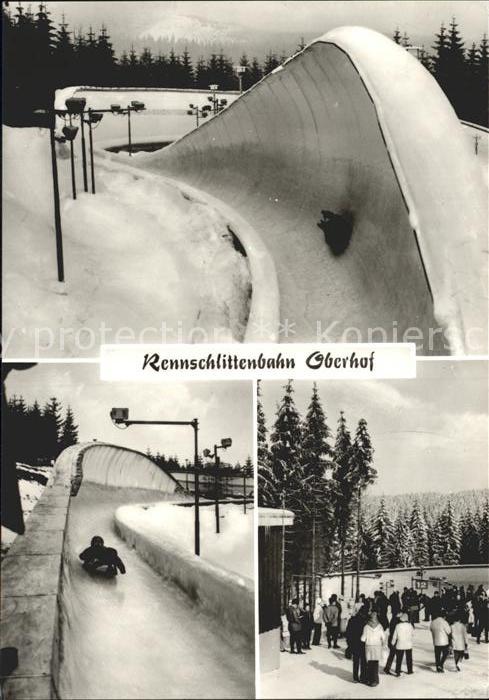 Oberhof Thueringen Rennschlittenbahn
