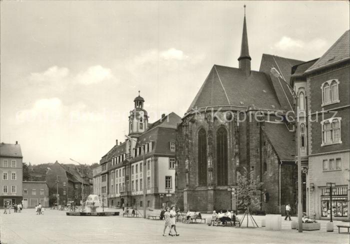 Weissenfels Saale Karl- Marx- Platz Kirche Rathaus