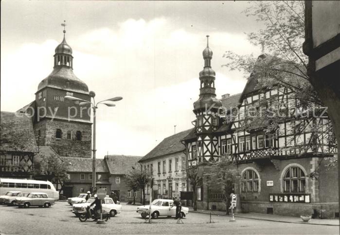 Harzgerode Markt Rathaus