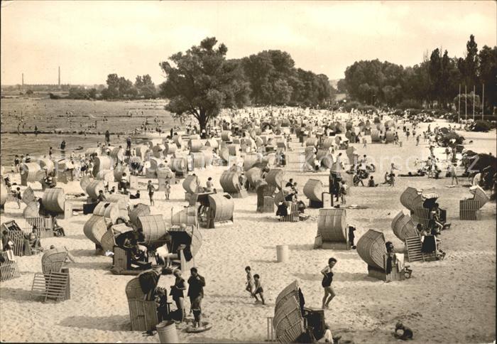 Ueckermuende Mecklenburg Vorpommern Strand
