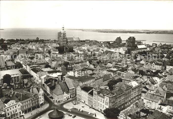 Stralsund Mecklenburg Vorpommern Fliegeraufnahme