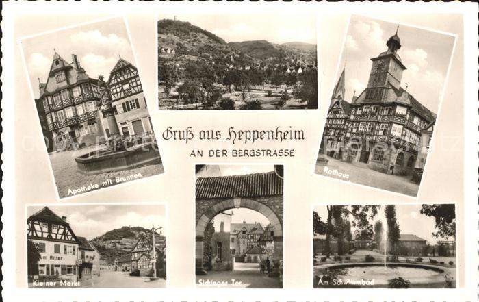 Heppenheim Bergstrasse Sickinger Tor Kleiner Markt
