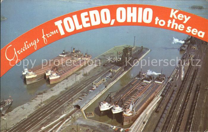 Toledo Ohio Fliegeraufnahme Hafen