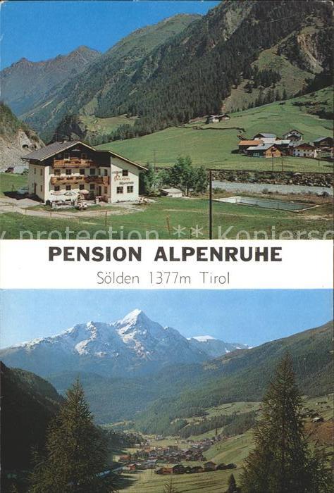 Soelden oetztal Pension Alpenruhe