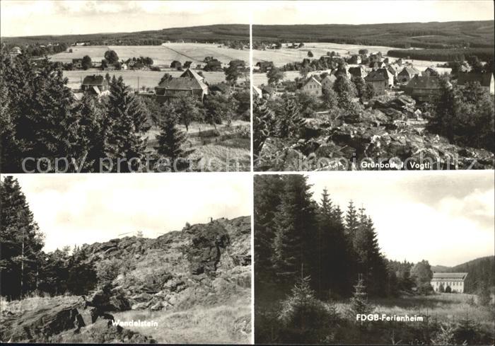 Gruenbach Vogtland Wandelstein Ferienheim