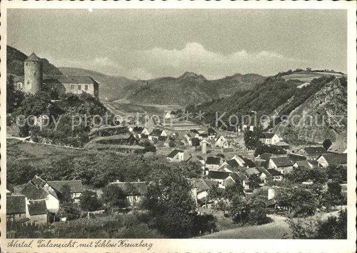 Ahrtal mit Schloss Kreuzberg