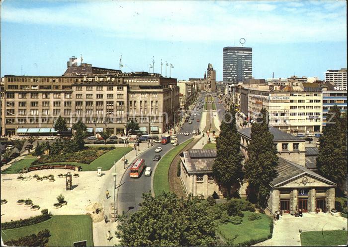 BERLIN  CITY Kaufhaus des Westens Wittenbergplatz Tauentzienstrasse