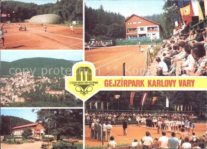 Karlovy Vary Tennisplatz Gejzirpark