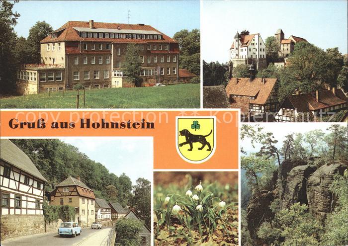Hohnstein Saechsische Schweiz Burg Obere-Strasse FDGB Ferienheim Hermann Dunker
