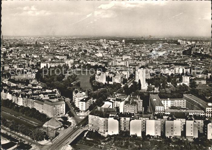 Charlottenburg Blick vom Funkturm mit Lietzensee