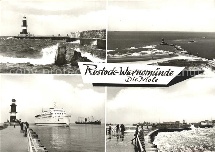 Warnemuende Ostseebad Mole Leuchtturm