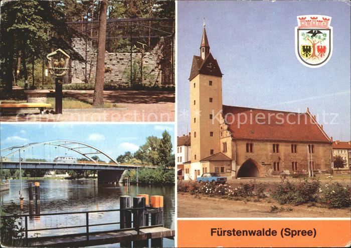 Fuerstenwalde Spree Spreebruecke Rathaus