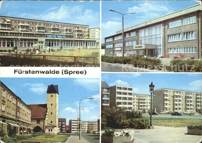 Fuerstenwalde Spree Muehlenstrasse Strasse der Jugend