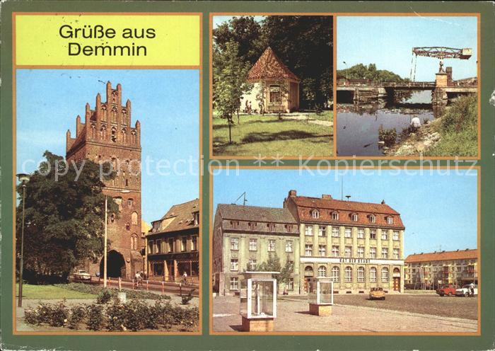 Demmin Mecklenburg Vorpommern Tor Bruecke