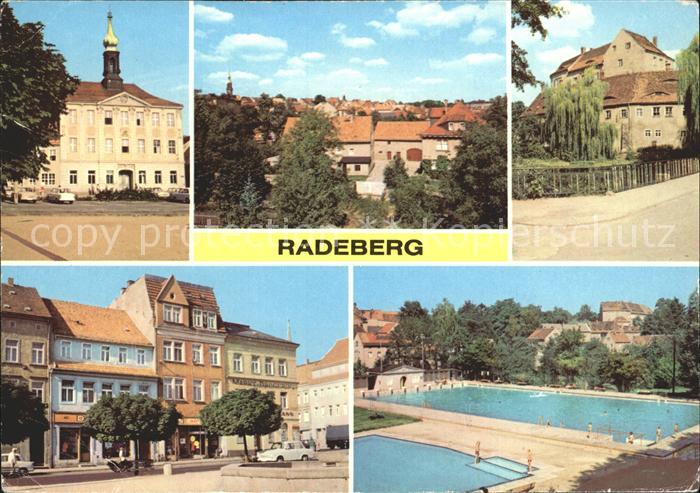 Radeberg Sachsen Rathaus Schloss Klippenstein Stadtbad