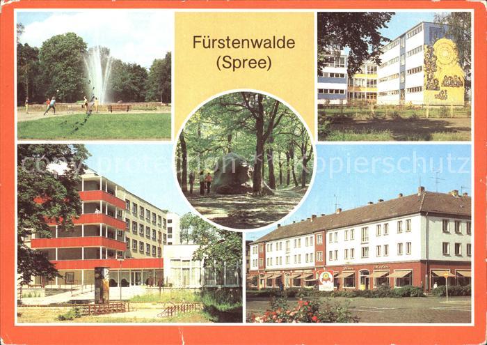 Fuerstenwalde Spree Muehlenstrasse Schule Pflegeheim