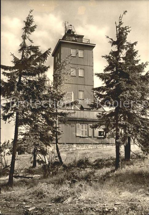 Oberwiesenthal Erzgebirge Meteorologische Station auf Fichtelberg