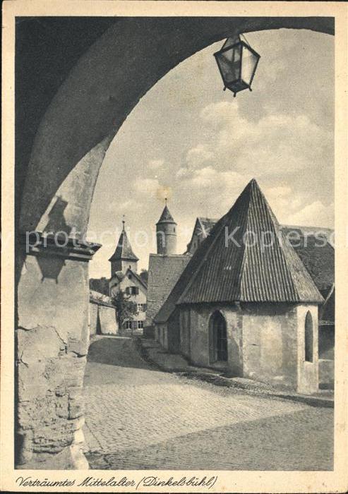 Dinkelsbuehl Mittelalterliche Stadt