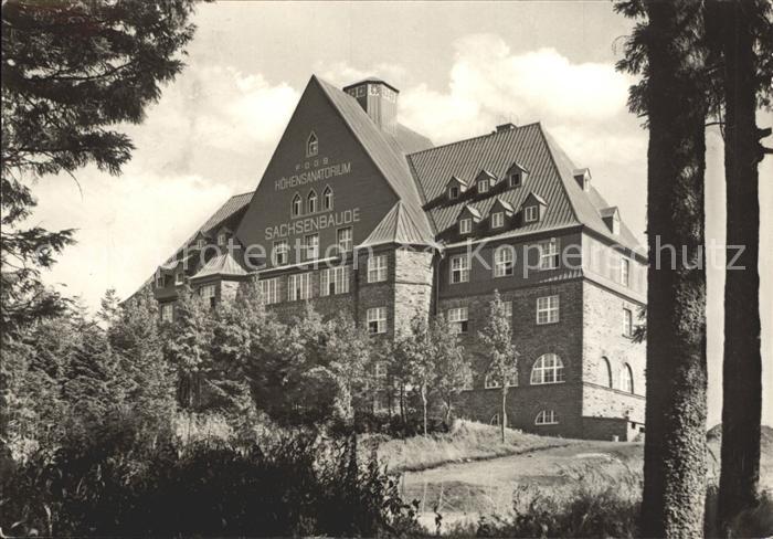 Oberwiesenthal Erzgebirge Sanatorium Sachsenbaude