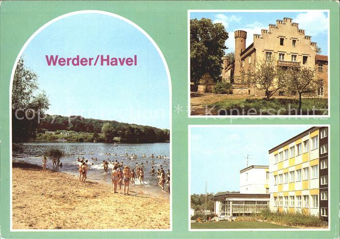 Werder Havel Schloss Petzow Glindower See Touristenhotel