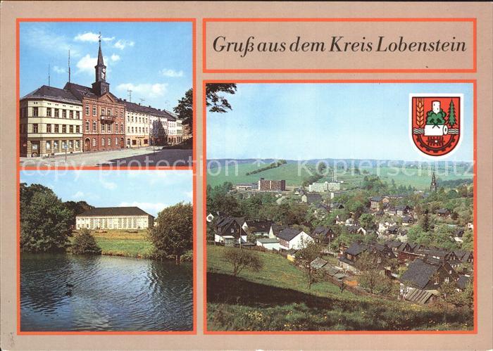 Lobenstein Thueringen Bad Marktplatz Rathaus Ebersdorf Orangerie Wurbach