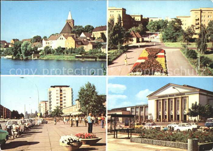 Eisenhuettenstadt Altstadt Krankenhaus Leninallee Friedrich-Wolf-Theater