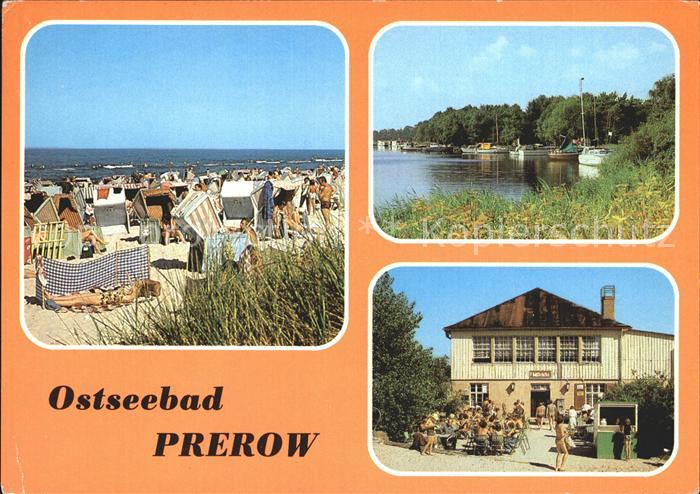 Prerow Ostseebad Strand Hafen Milchar am Duenenhaus