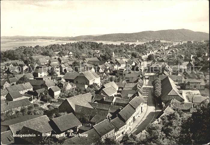 Langenstein Harz Blick von der Altenburg